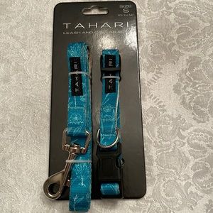 TAHARI dog leash and collar set size small